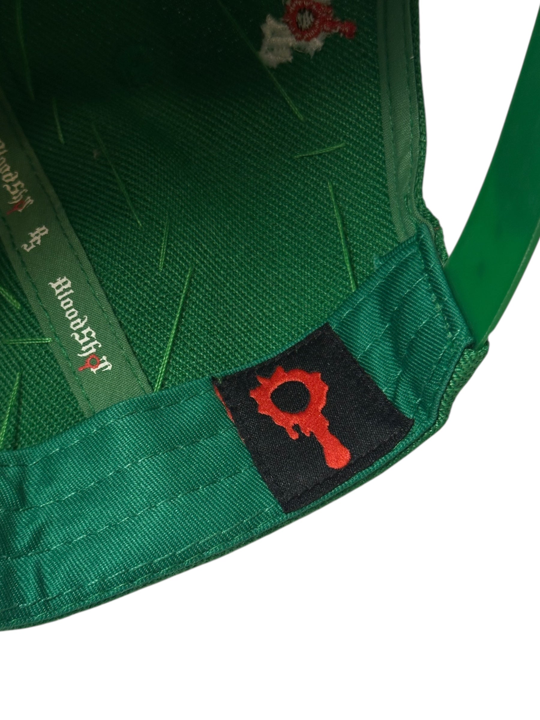 Green Rhinestone Snapback
